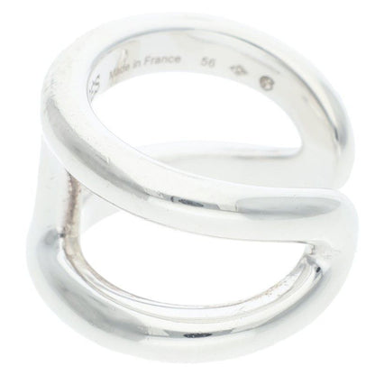 Hermes Osmose GM Silver Ring — view 4