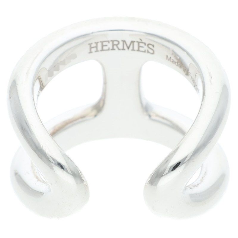 Hermes Osmose GM Silver Ring — view 2