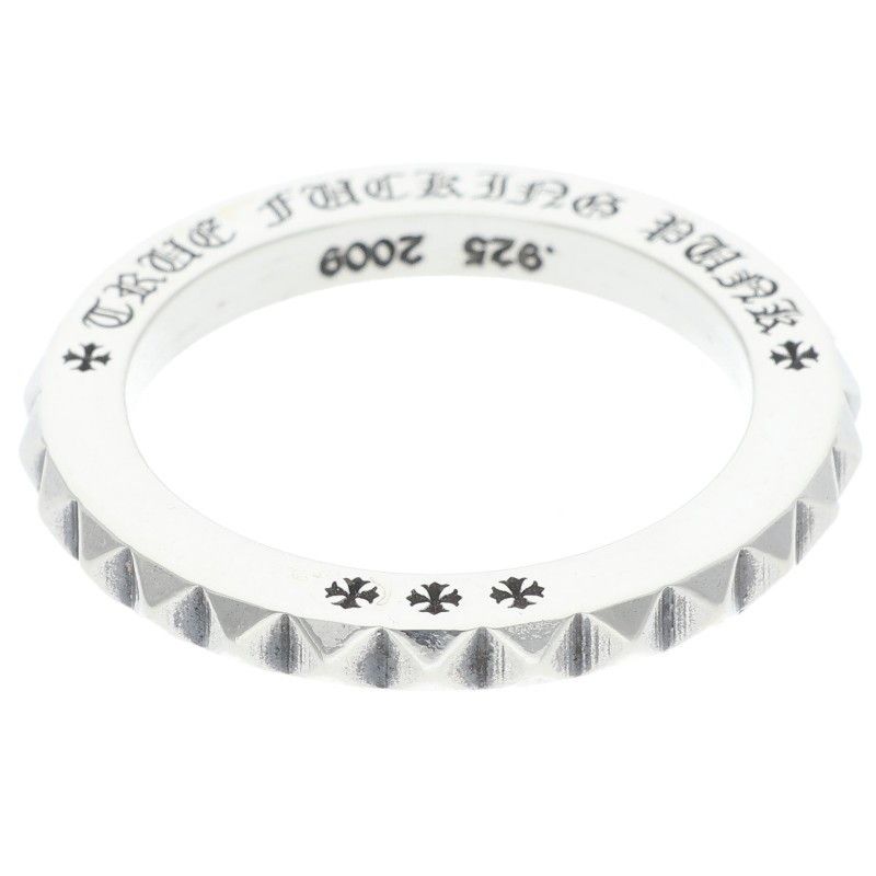 Chrome Hearts Tfp Pnk Big True Fuckin Punk Big Silver Ring — view 3