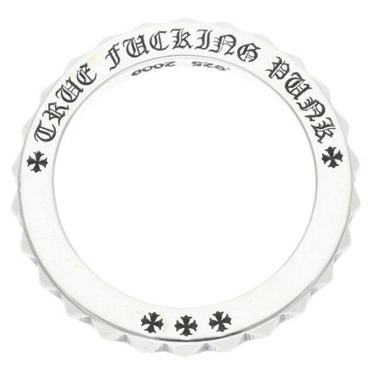Chrome Hearts Tfp Pnk Big True Fuckin Punk Big Silver Ring
