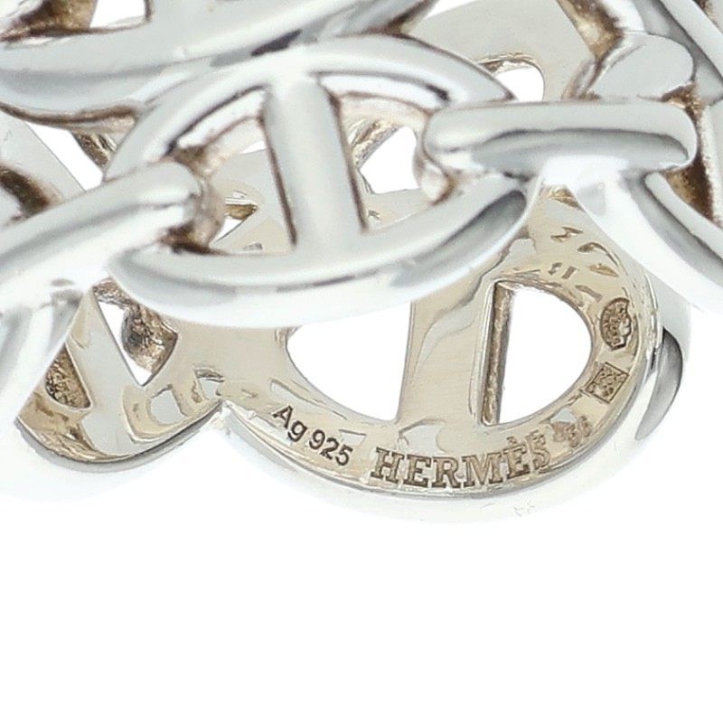 Hermes Chaine D'ancre Enchainee GM Silver Ring — view 3