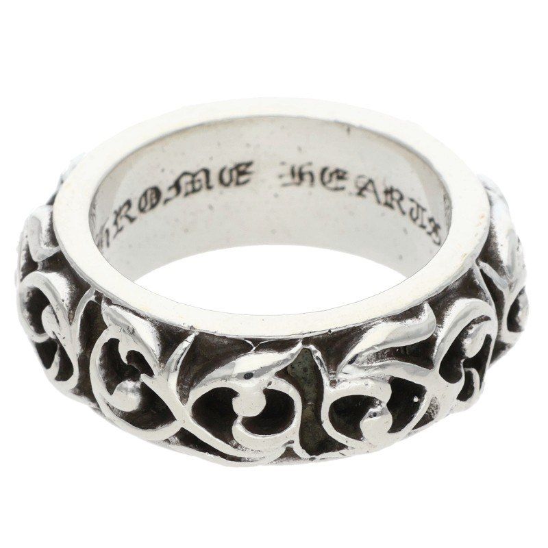 Chrome Hearts Etrnity Vine Band Eternity Silver Ring