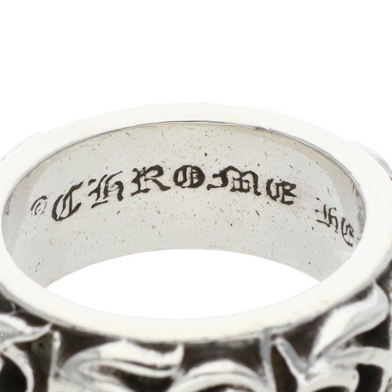Chrome Hearts Etrnity Vine Band Eternity Silver Ring — view 3