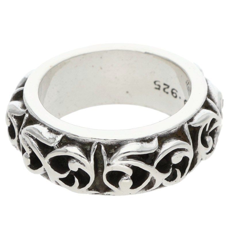 Chrome Hearts Etrnity Vine Band Eternity Silver Ring — view 2