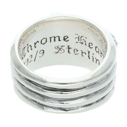 Chrome Hearts Dagger P Dmnd Pave Diamond Silver Ring — view 2