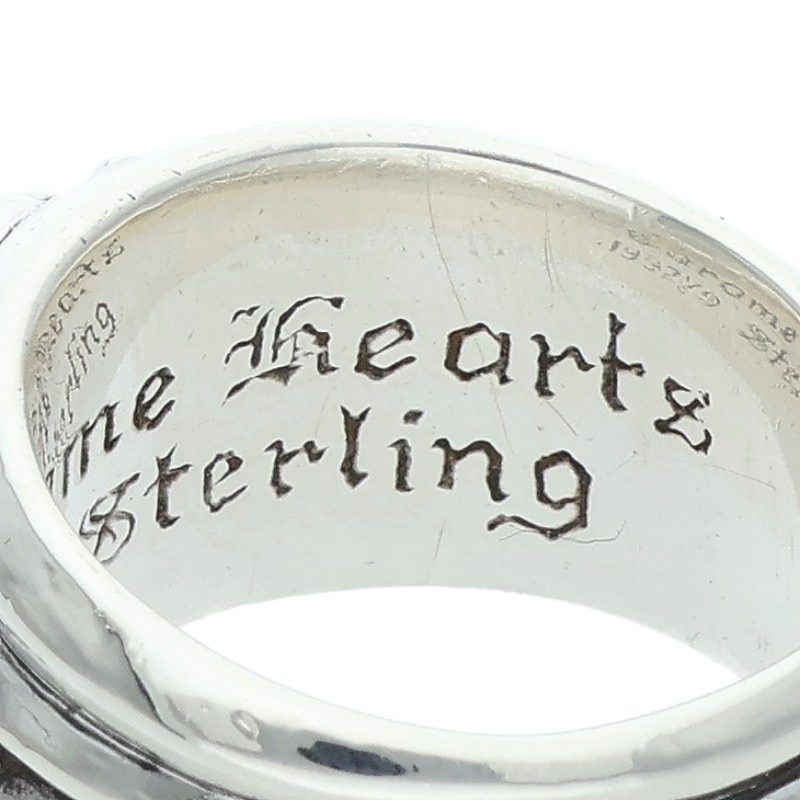 Chrome Hearts Dagger P Dmnd Pave Diamond Silver Ring — view 4