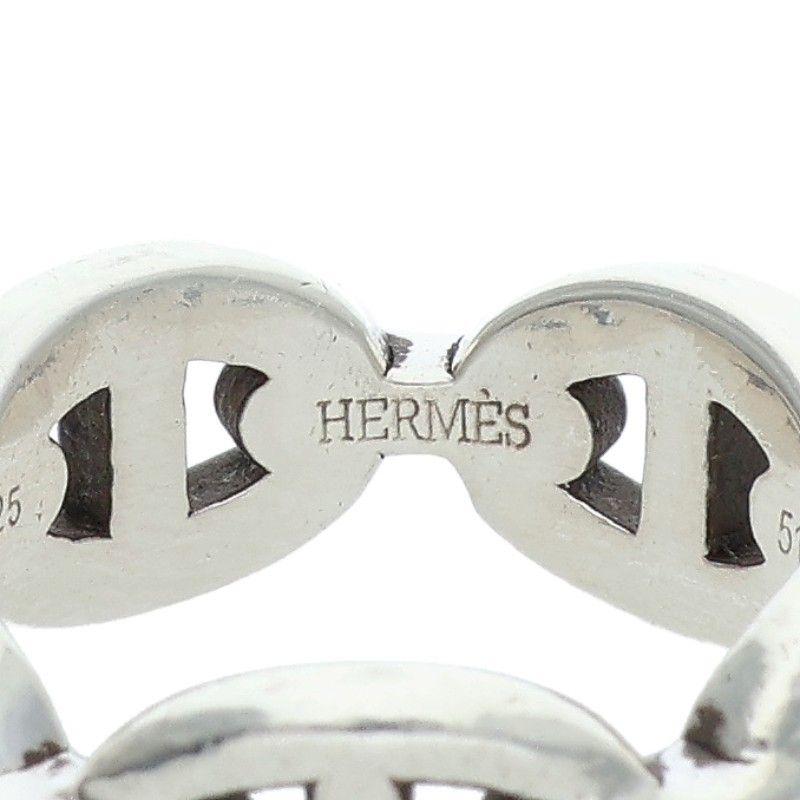 Hermes Chaine D'ancre Enchainee PM Silver Ring — view 3