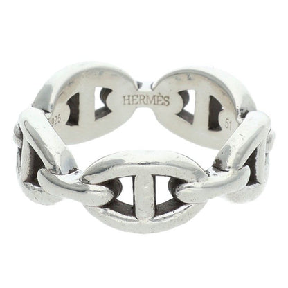 Hermes Chaine D'ancre Enchainee PM Silver Ring