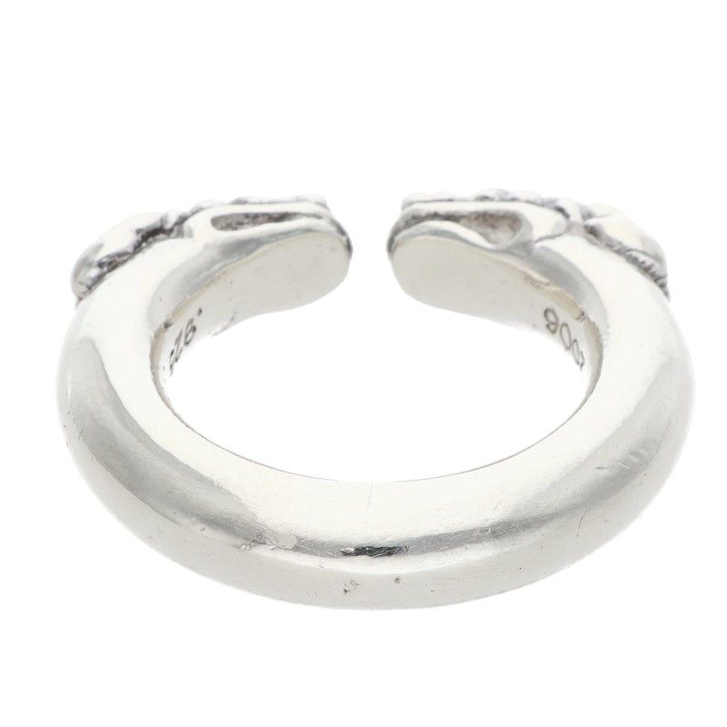 Chrome Hearts Double Dog Ring Dog Silver — view 2