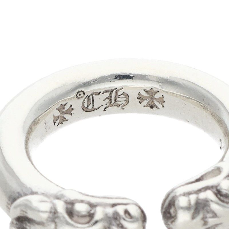 Chrome Hearts Double Dog Ring Dog Silver — view 3