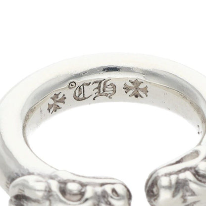 Chrome Hearts Double Dog Ring Dog Silver — view 3
