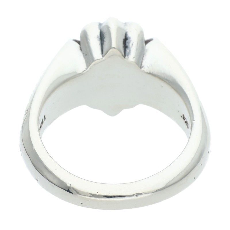 Chrome Hearts Cutout CH Pls Sml Small Plus Silver Ring — view 2