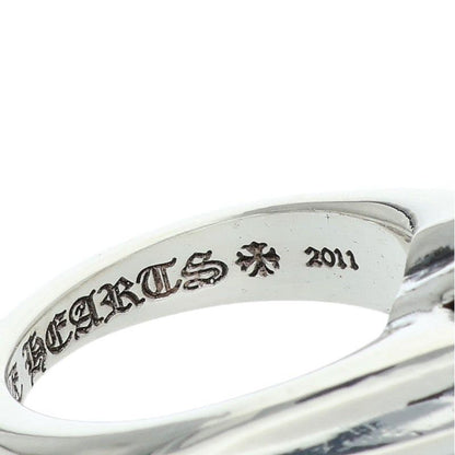 Chrome Hearts Cutout CH Pls Sml Small Plus Silver Ring — view 4