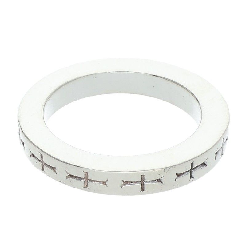 Chrome Hearts mm Spacer Fuckyou Silver Ring — view 2