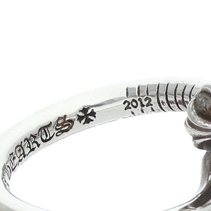 Chrome Hearts Nail Crsball Cross Ball Silver Ring — view 4