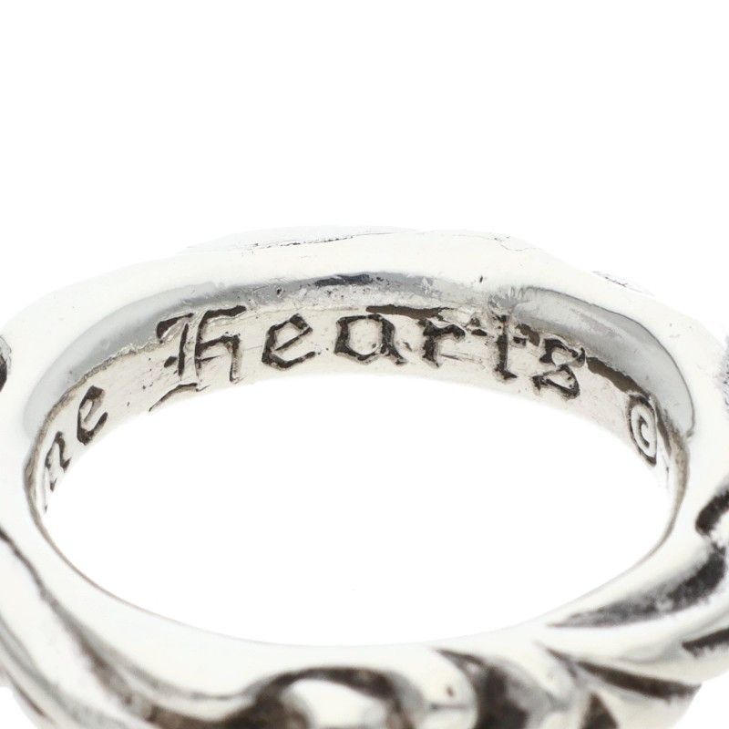 Chrome Hearts Scrl Band Scroll Silver Ring — view 4