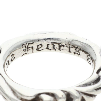 Chrome Hearts Scrl Band Scroll Silver Ring — view 4
