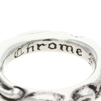 Chrome Hearts Scrl Band Scroll Silver Ring — view 3