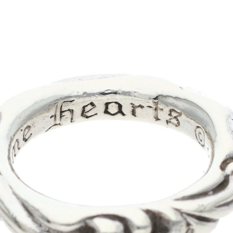 Chrome Hearts Scrl Band Scroll Silver Ring — view 4