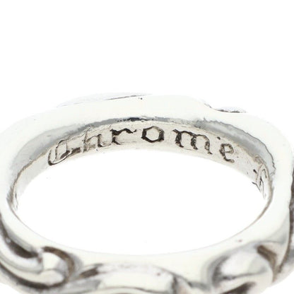 Chrome Hearts Scrl Band Scroll Silver Ring — view 3