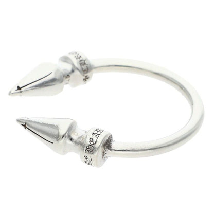 Chrome Hearts Dbl Spike Ring Double Silver — view 3
