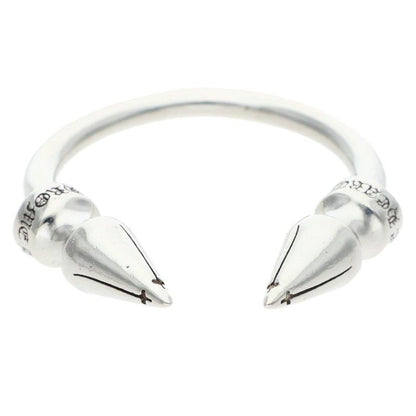 Chrome Hearts Dbl Spike Ring Double Silver