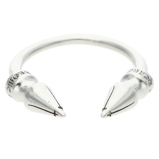 Chrome Hearts Dbl Spike Ring Double Silver