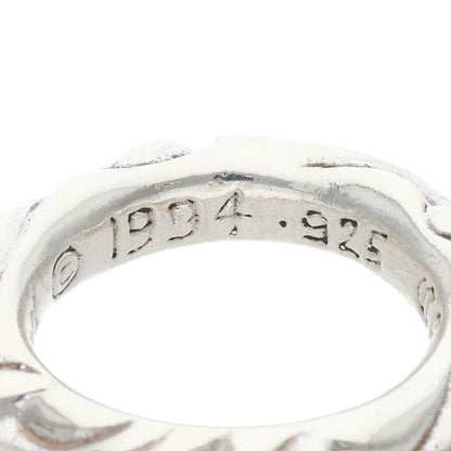 Chrome Hearts Scrl Band Scroll Silver Ring — view 4