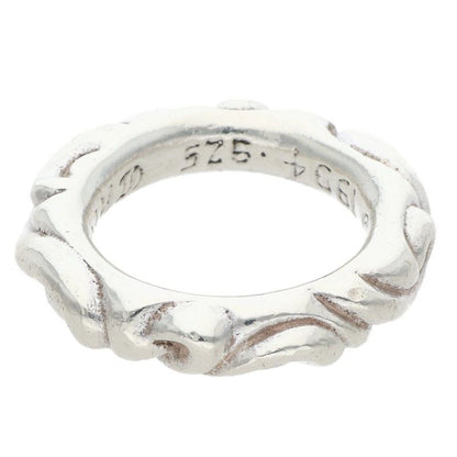 Chrome Hearts Scrl Band Scroll Silver Ring — view 2