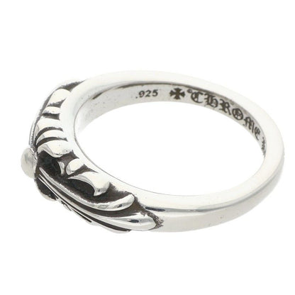 Chrome Hearts Baby Classic Floral Cross Silver Ring — view 5
