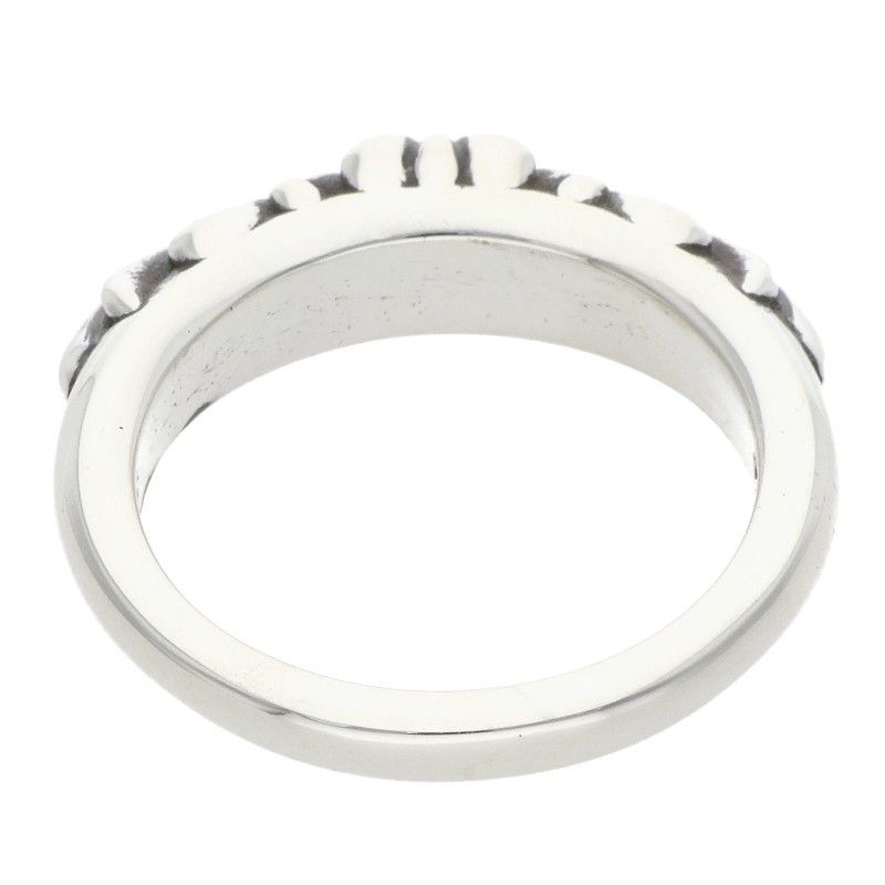 Chrome Hearts Baby Classic Floral Cross Silver Ring — view 2