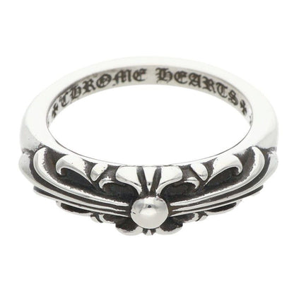 Chrome Hearts Baby Classic Floral Cross Silver Ring