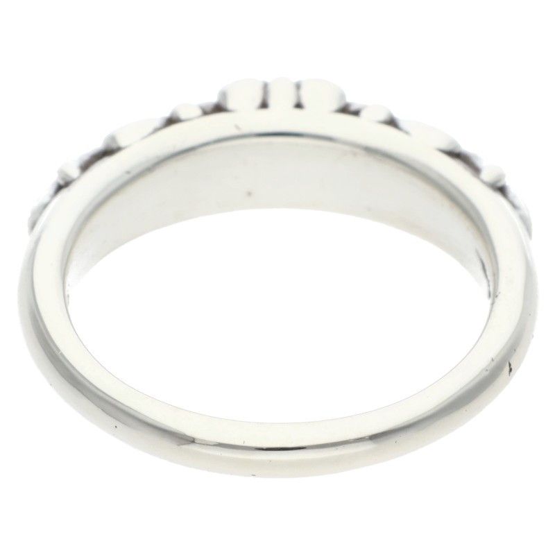 Chrome Hearts Baby Classic Floral Cross Silver Ring — view 2