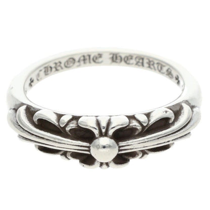 Chrome Hearts Baby Classic Floral Cross Silver Ring