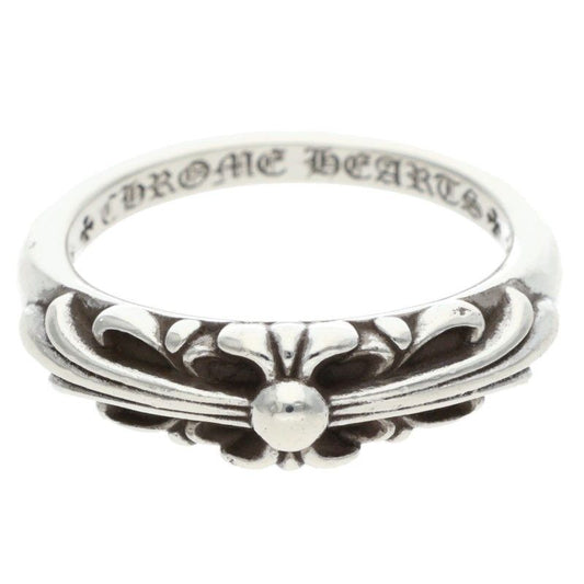 Chrome Hearts Baby Classic Floral Cross Silver Ring