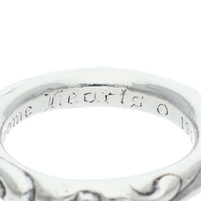 Chrome Hearts Scrl Band Scroll Silver Ring — view 4