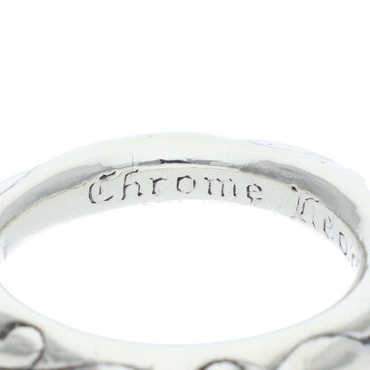 Chrome Hearts Scrl Band Scroll Silver Ring — view 3