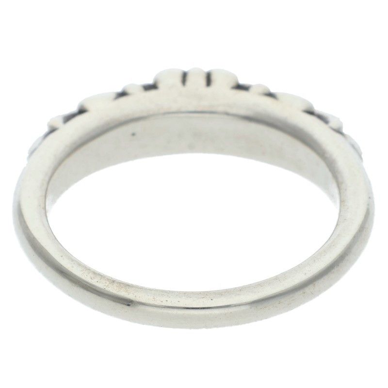 Chrome Hearts Baby Classic Floral Cross Silver Ring — view 2
