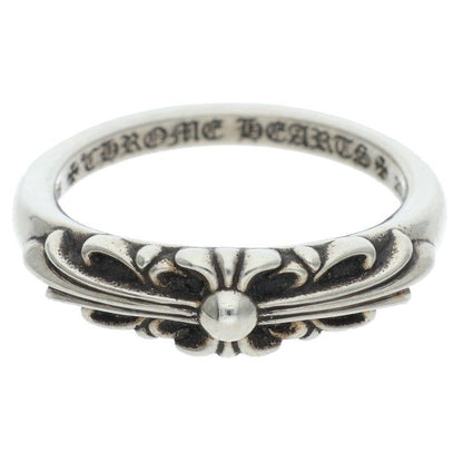 Chrome Hearts Baby Classic Floral Cross Silver Ring