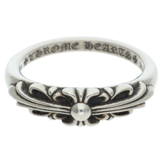 Chrome Hearts Baby Classic Floral Cross Silver Ring