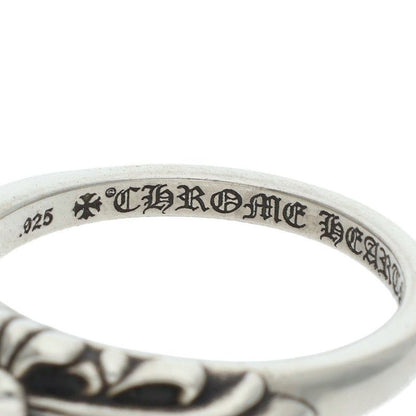 Chrome Hearts Baby Classic Floral Cross Silver Ring — view 3