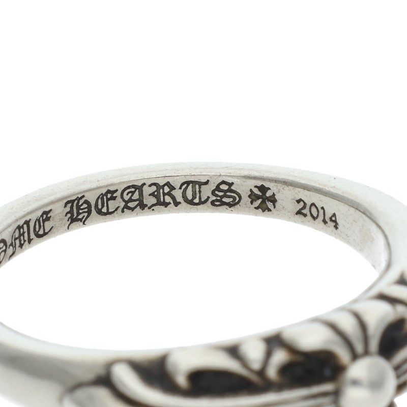 Chrome Hearts Baby Classic Floral Cross Silver Ring — view 4