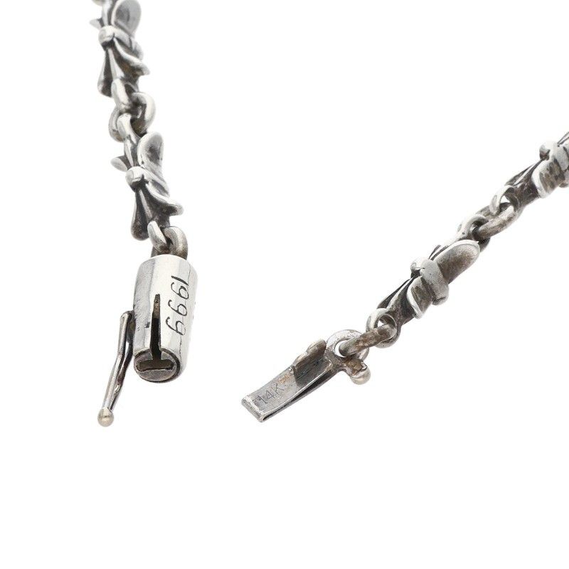 Chrome Hearts Tiny Bar Silver Necklace — view 5