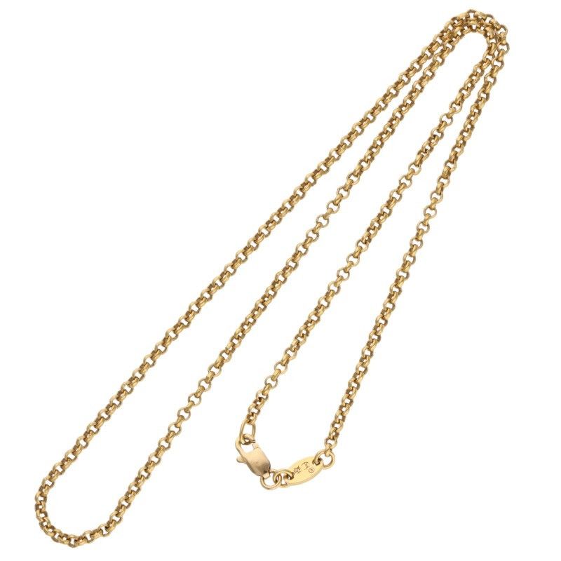 Chrome Hearts 22k Neckchain Roll Chain Gold Necklace — view 2