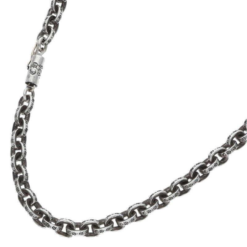 Chrome Hearts Paper Chain 24 Silver Necklace