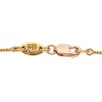 Chrome Hearts 22k Neckchain Twist Chain Gold Necklace — view 3