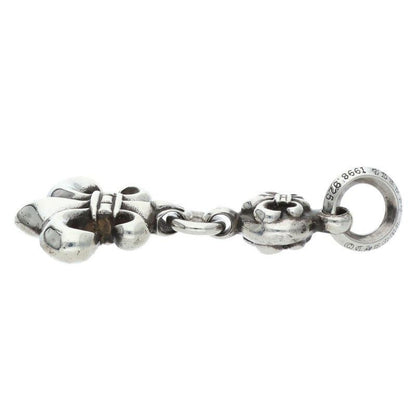 Chrome Hearts BS Fleur BS Flare Charm Silver Necklace — view 5