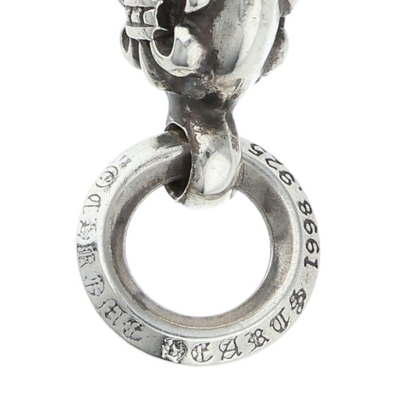 Chrome Hearts BS Fleur BS Flare Charm Silver Necklace — view 3