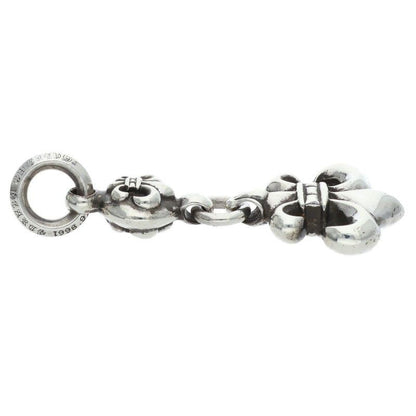 Chrome Hearts BS Fleur BS Flare Charm Silver Necklace — view 4