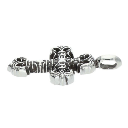 Chrome Hearts Charm Filigree Tiny Silver Necklace — view 5